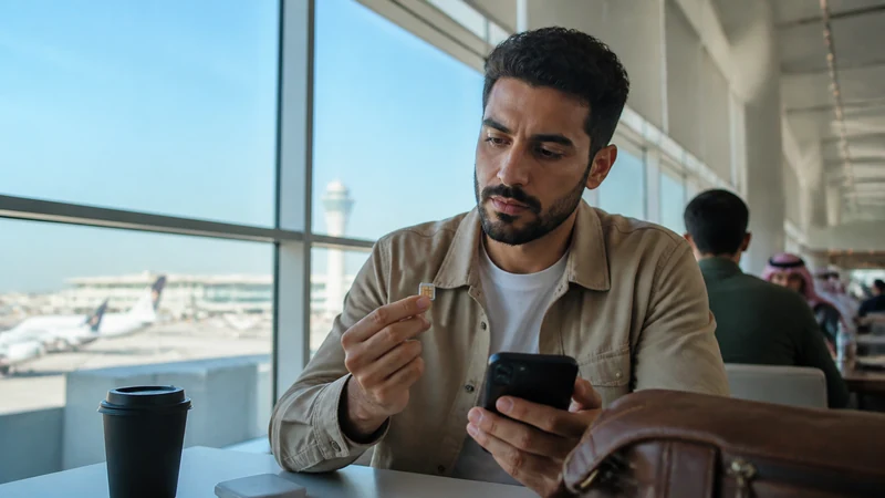 Traveller using a smartphone in a Kuwait setting related to local sim or travel esim for kuwait? an honest comparison