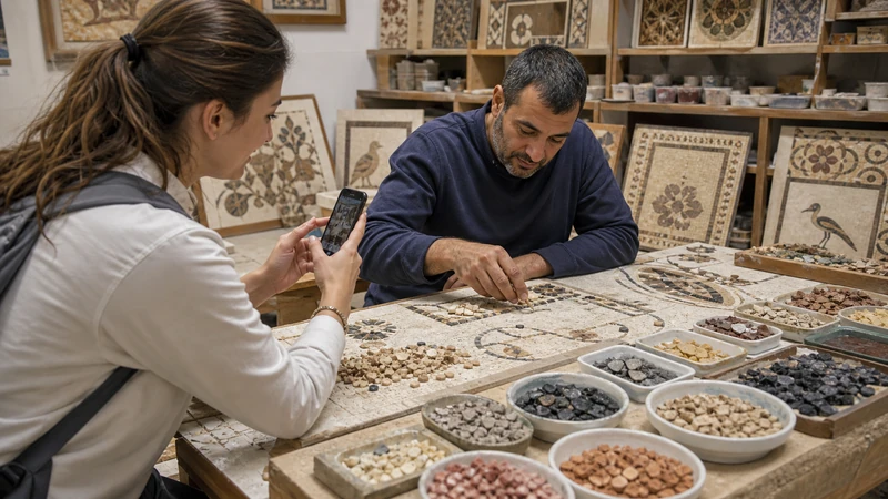 Traveller using a smartphone in Jordan for mobile internet in madaba: esim and travel data guide