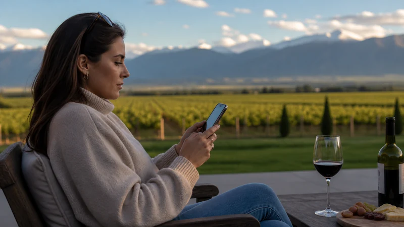 Traveller using a smartphone in Argentina for how to select an argentine network manually