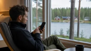 Illustrative Finland travel scene for How to Select a Network Manually with a Finland eSIM