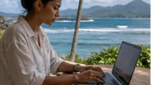 Traveller using a smartphone in Mauritius while researching can you use a hotspot with a mauritius esim?