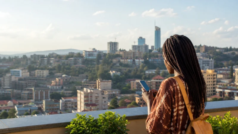 Mobile network coverage in Rwanda