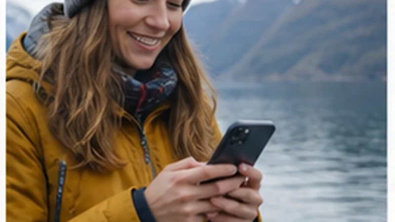 Norway travel connectivity scene for how to use a norway esim on android