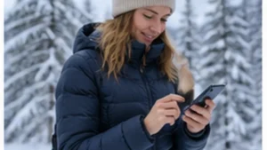 Norway travel connectivity scene for how winter weather can affect mobile internet in norway