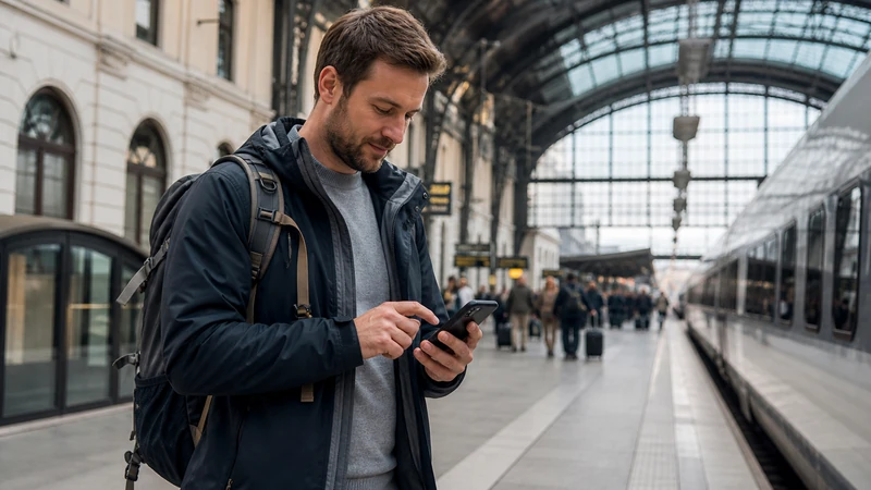 Traveller using a smartphone while preparing for roaming charges in sweden: costs and better data options