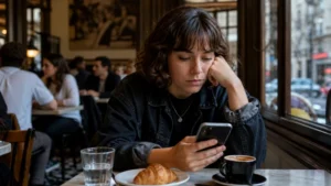 Traveller using a smartphone in Argentina for why is your argentina esim slow? practical ways to help