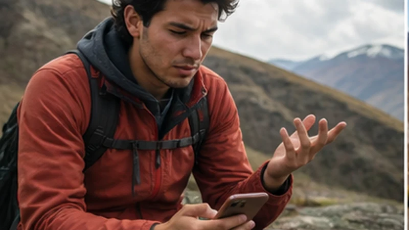 Traveller using a smartphone in Bolivia while researching why is my bolivia esim slow? practical fixes
