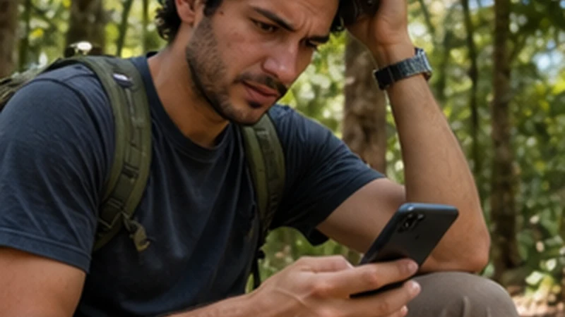 Traveller using a smartphone in El Salvador while researching why is my el salvador esim slow? practical fixes