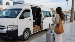 Traveller using a smartphone for Tunis Hammamet Mobile Internet in Tunisia