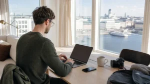 Illustrative Finland travel scene for Unlimited Mobile Data in Finland: What the Limits Mean