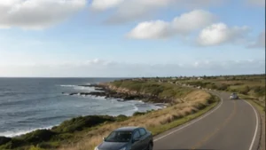 Traveller using a smartphone in Uruguay for uruguay coast mobile internet