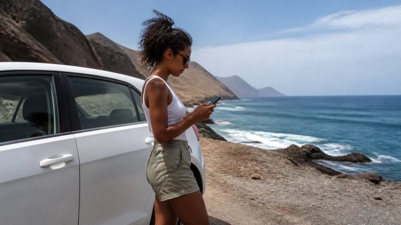 Mobile internet use during travel in Cape Verde