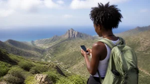 Mobile connectivity on Santiago island, Cape Verde